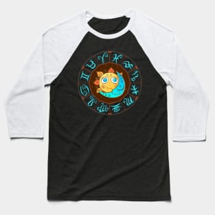 Sun Moon Zodiac Astrological Horoscope Baseball T-Shirt